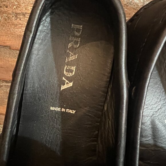 PRADA Men's Saffiano Leather Penny Drivers, SZ 9 - Picture 4 of 7